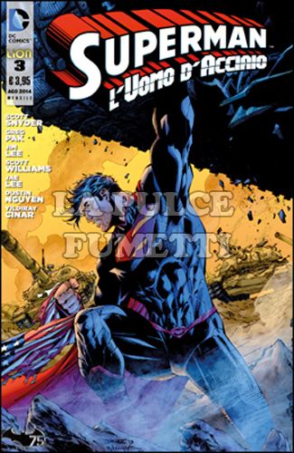 SUPERMAN L'UOMO D'ACCIAIO #     3 + HEROES CARD